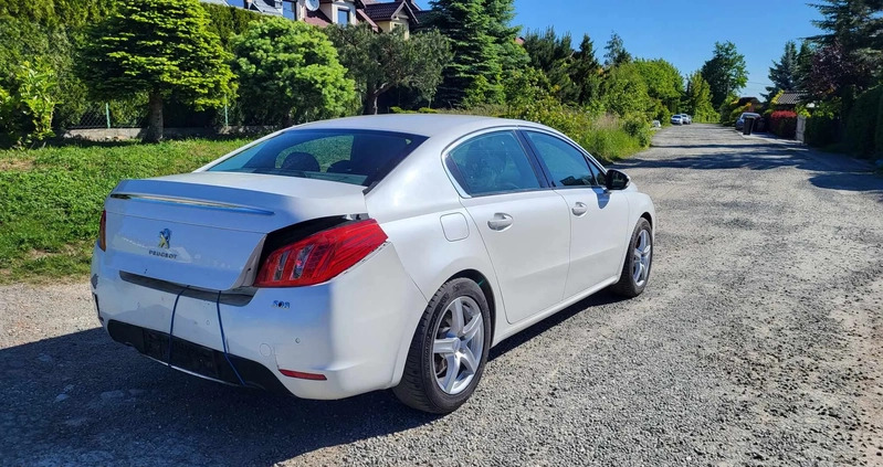 Peugeot 508 cena 19999 przebieg: 205000, rok produkcji 2012 z Biała małe 92